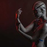 body painting futuriste