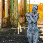 body painting urbex