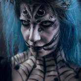 maquillage araignée halloween