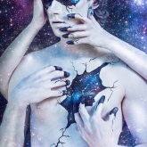 Body painting galaxie
