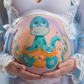 belly painting thionville grossesse maquillage metz moselle