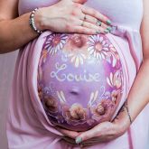 belly painting maquillage sur ventre
