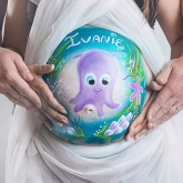 Belly Painting peinture grossesse ventre maquillage