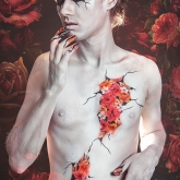 Body painting Fleurs