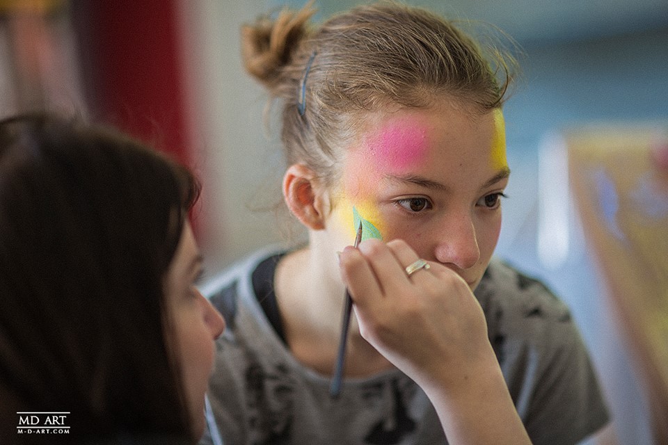 enfant maquillage noël
