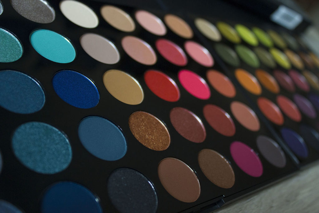 palette fards morphe maquilleuse
