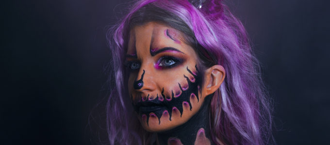 Halloween maquillage citrouille moselle boulay