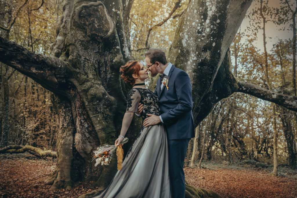 mariée maquillage gothique alternatif